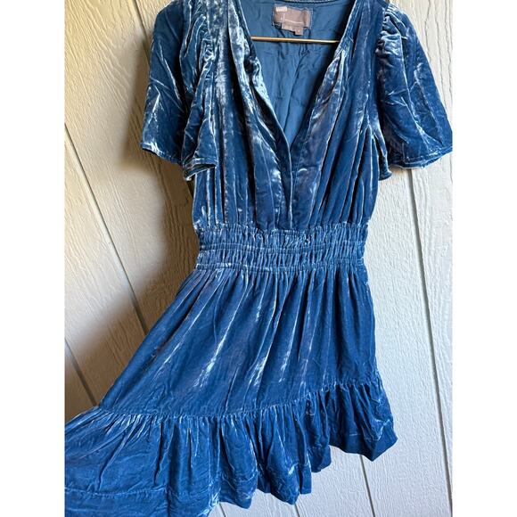 Anthropologie The Somerset Velvet Mini Dress, Medium - Picture 4 of 7